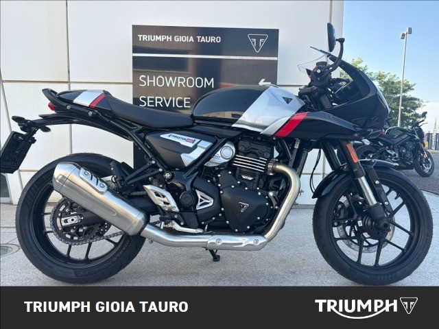 TRIUMPH Thruxton 400 Phantom Black / Aluminium Silver Abs