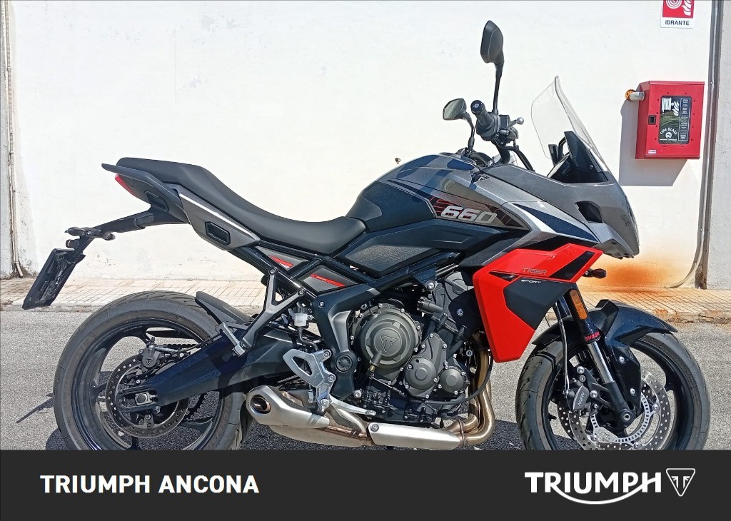 TRIUMPH Tiger Sport 660 Silver Ice / Intense Orange Abs