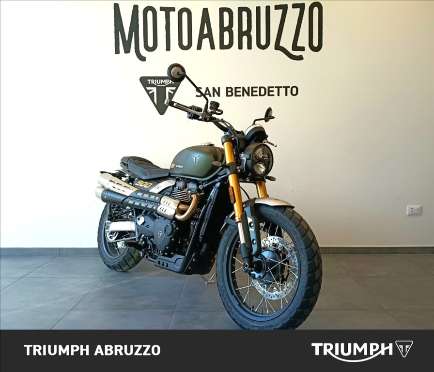 TRIUMPH Scrambler 900 Matt Khaki Green / Matt Phantom Black Abs