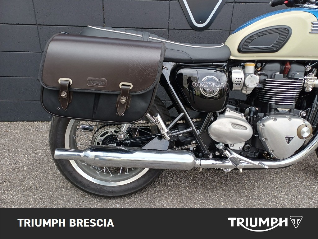 TRIUMPH Bonneville 1200 T120 Aegean Blue / New England White Abs my2