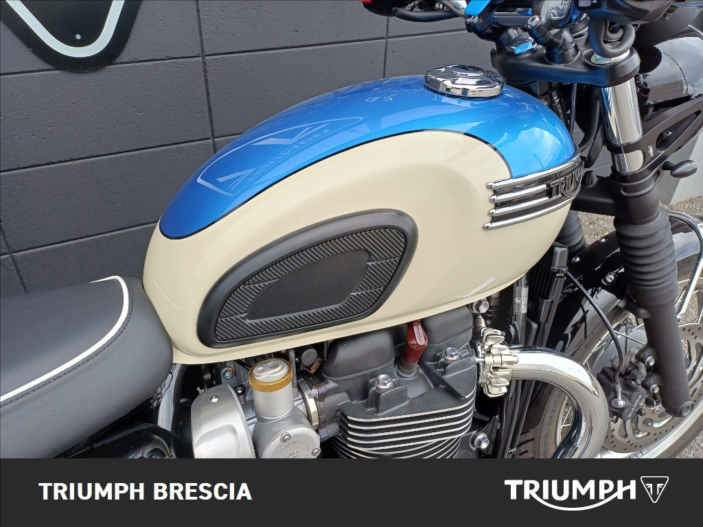 TRIUMPH Bonneville 1200 T120 Aegean Blue / New England White Abs my2