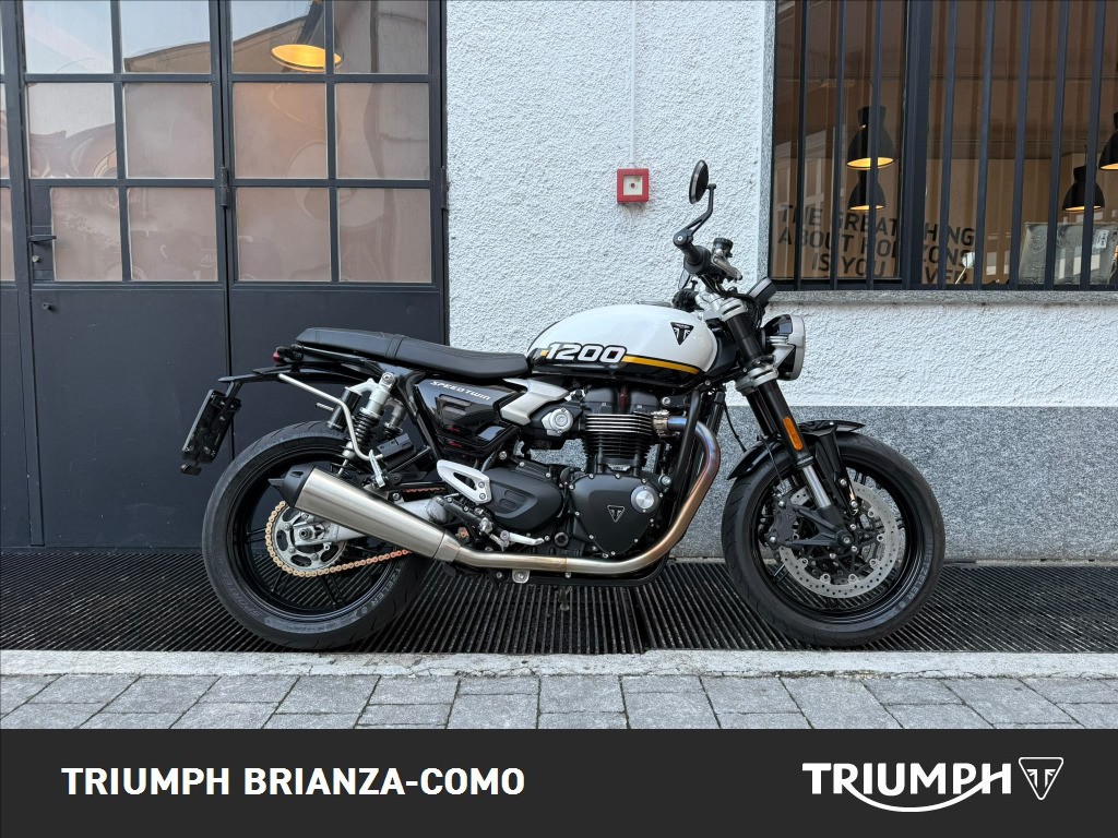 TRIUMPH Speed Twin 1200 Crystal White/Sapphire Black Abs