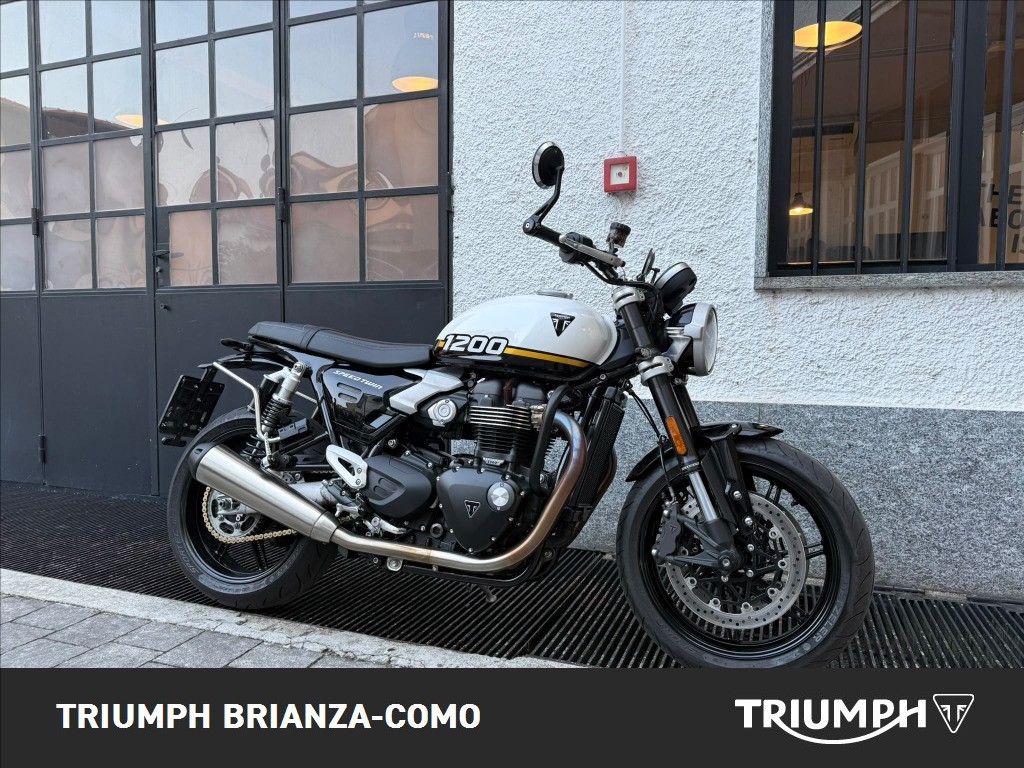 TRIUMPH Speed Twin 1200 Crystal White/Sapphire Black Abs