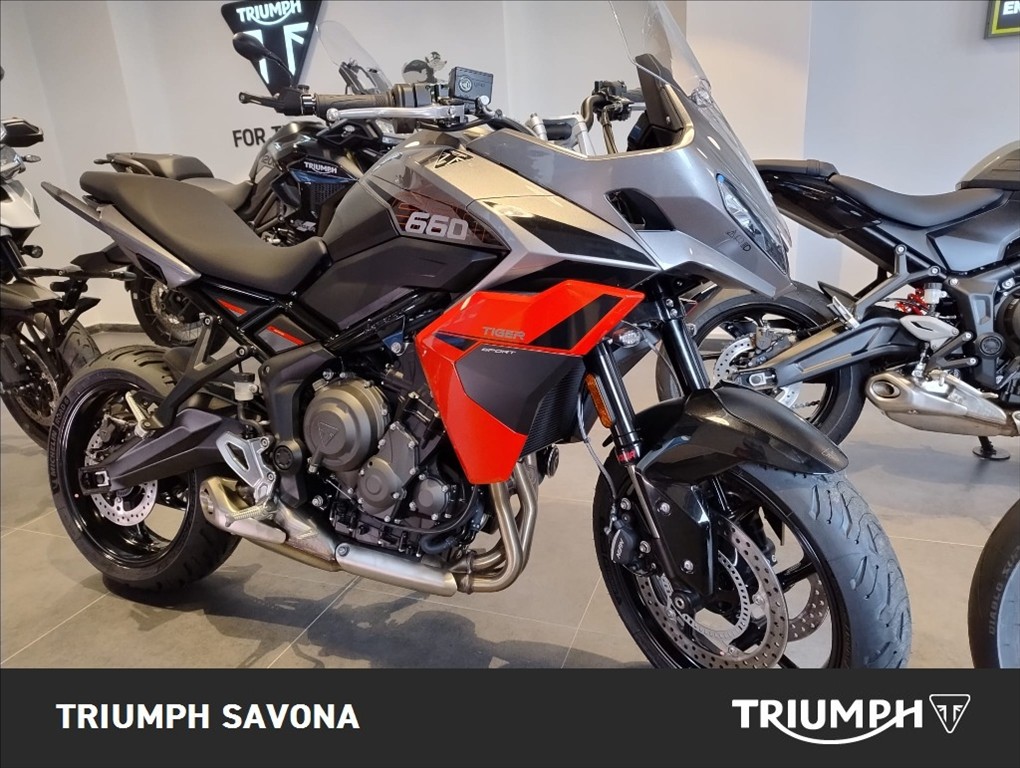TRIUMPH Tiger Sport 660 Silver Ice / Intense Orange Abs