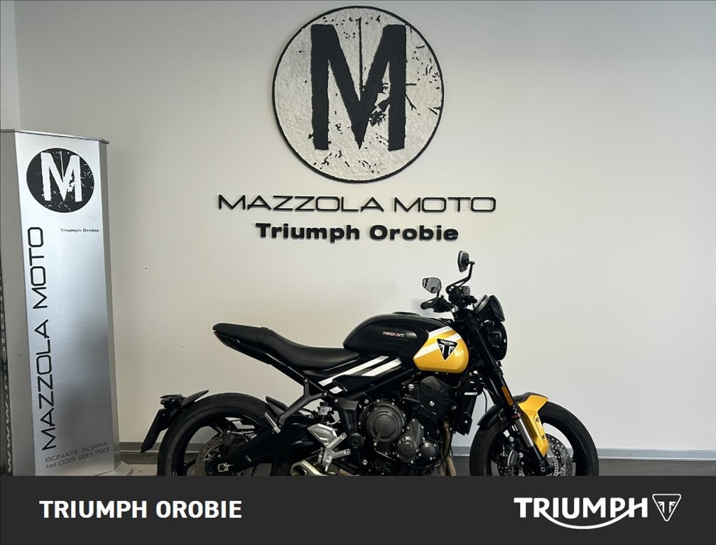 TRIUMPH Trident 660 Cosmic Yellow / Sapphire Black Abs