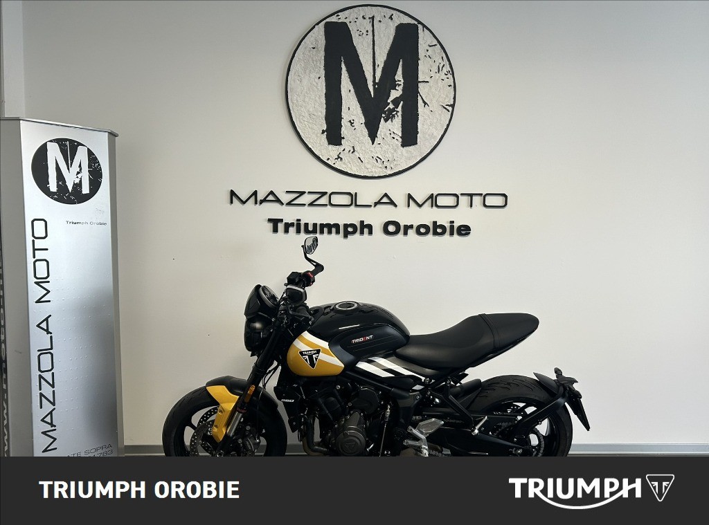 TRIUMPH Trident 660 Cosmic Yellow / Sapphire Black Abs