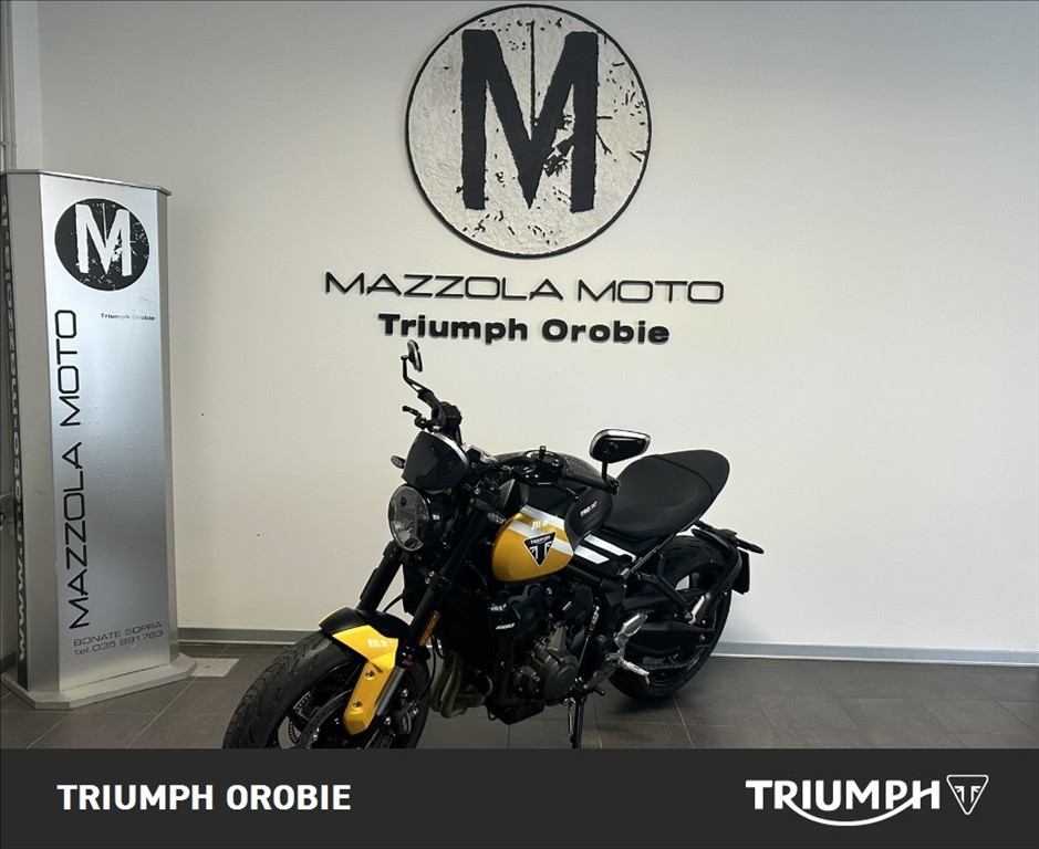 TRIUMPH Trident 660 Cosmic Yellow / Sapphire Black Abs