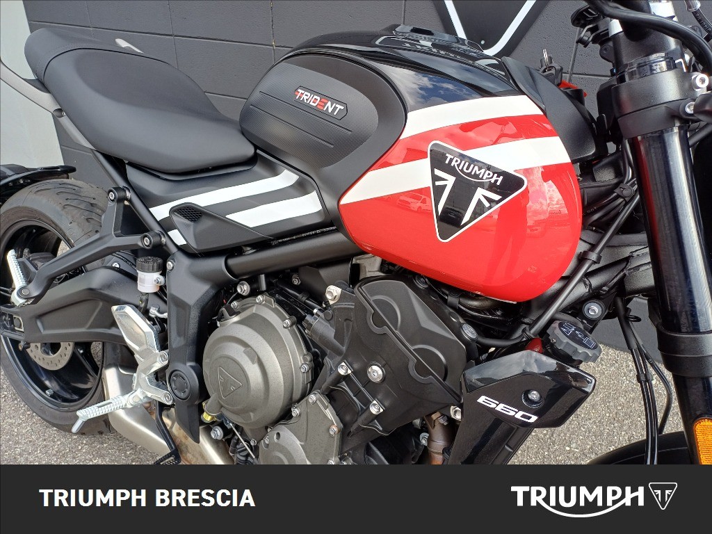 TRIUMPH Trident 660 Diablo Red / Sapphire Black Abs