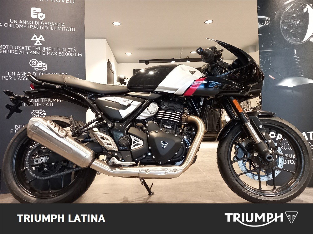 TRIUMPH Thruxton 400 Phantom Black / Aluminium Silver Abs