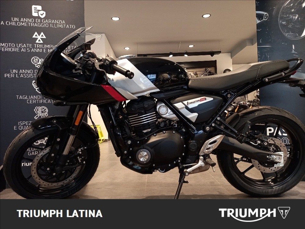 TRIUMPH Thruxton 400 Phantom Black / Aluminium Silver Abs