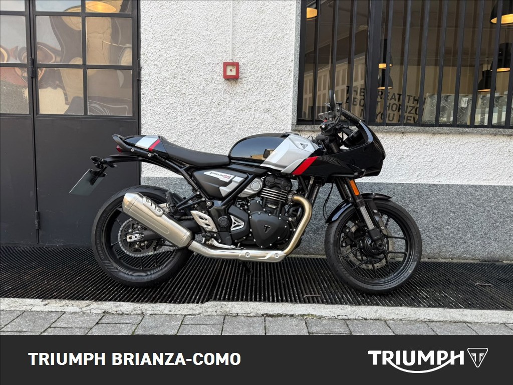 TRIUMPH Thruxton 400 Phantom Black / Aluminium Silver Abs