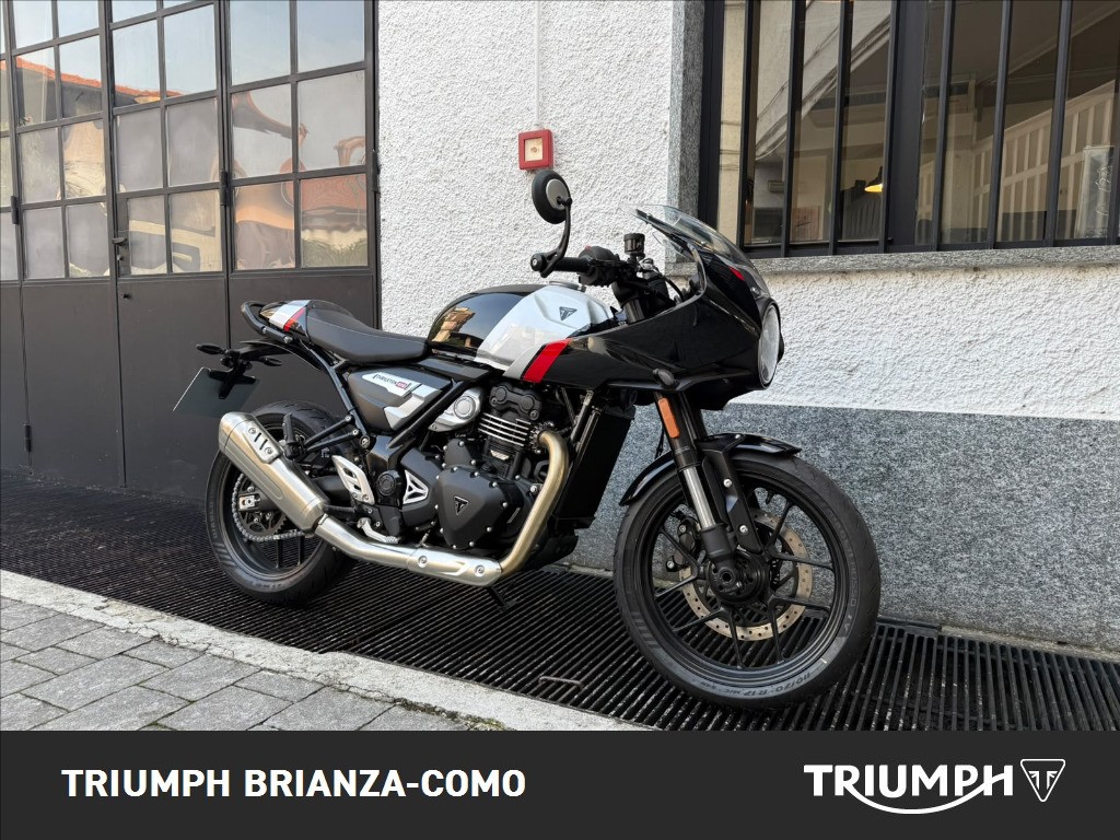 TRIUMPH Thruxton 400 Phantom Black / Aluminium Silver Abs