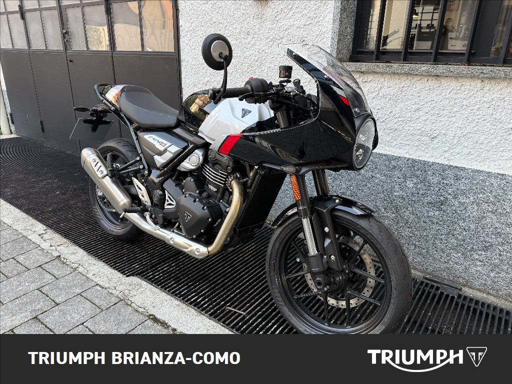 TRIUMPH Thruxton 400 Phantom Black / Aluminium Silver Abs