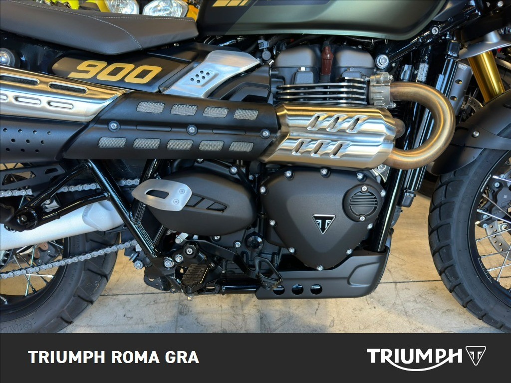 TRIUMPH Scrambler 900 Matt Khaki Green / Matt Phantom Black Abs