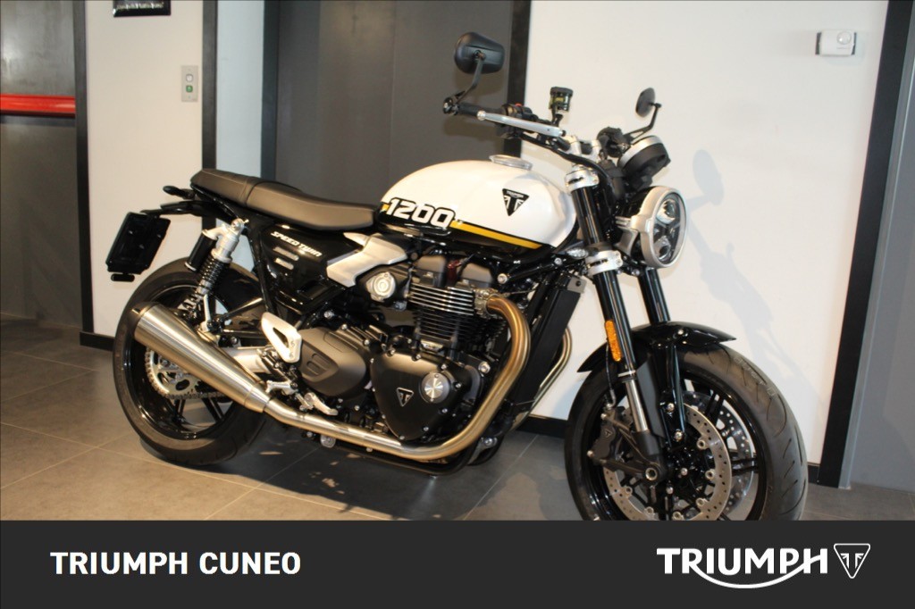 TRIUMPH Speed Twin 1200 Crystal White/Sapphire Black Abs