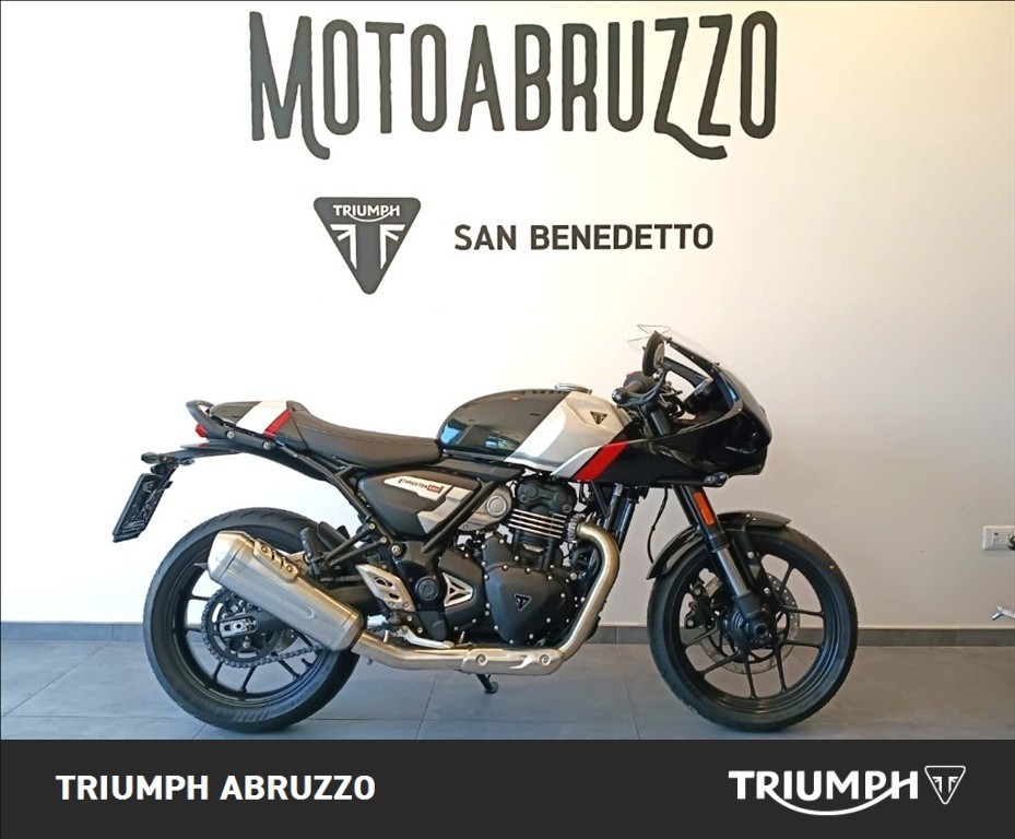 TRIUMPH Thruxton 400 Phantom Black / Aluminium Silver Abs