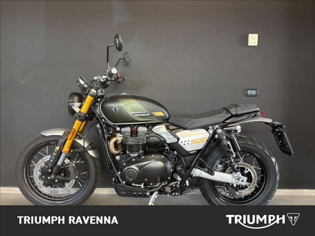 TRIUMPH Scrambler 900 Matt Khaki Green / Matt Phantom Black Abs