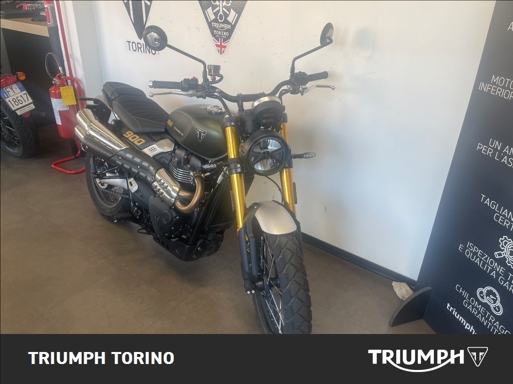 TRIUMPH Scrambler 900 Matt Khaki Green / Matt Phantom Black Abs