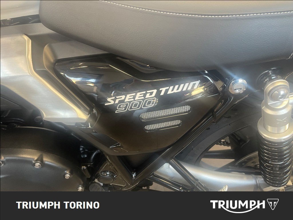 TRIUMPH Speed Twin 900 Pure White/Blue/Orange Abs