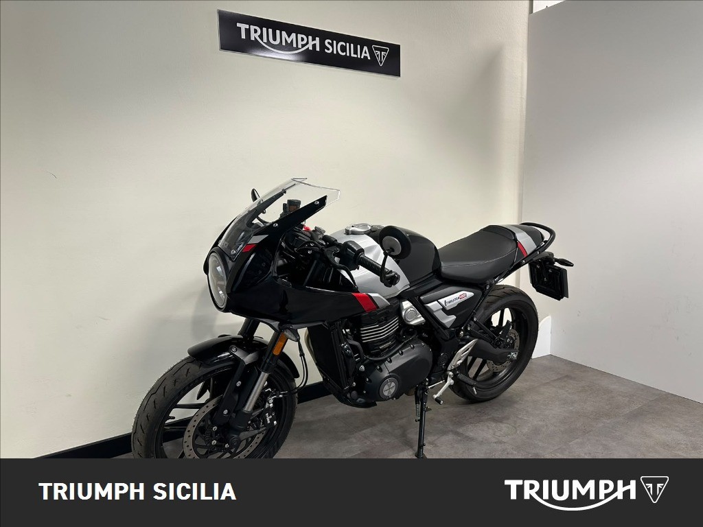 TRIUMPH Thruxton 400 Phantom Black / Aluminium Silver Abs