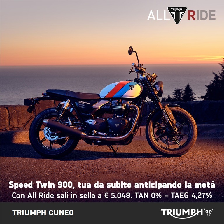 TRIUMPH Speed Twin 900 Pure White/Blue/Orange Abs