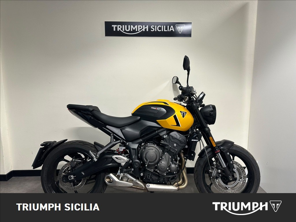TRIUMPH Trident 660 Cosmic Yellow Abs