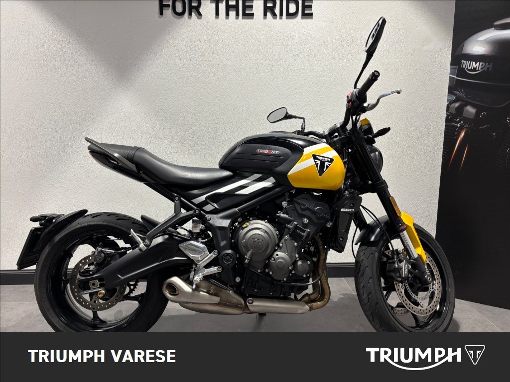 TRIUMPH Trident 660 Cosmic Yellow / Sapphire Black Abs